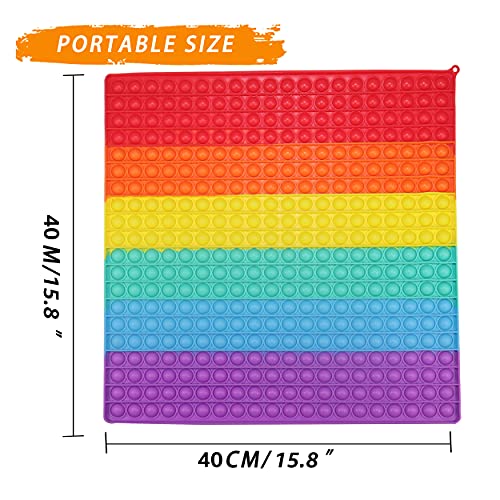 Juguete Fidget de Burbujas de Empuje más Grande, Gigante 400 Burbujas Autismo Necesidades Especiales Alivio del estrés