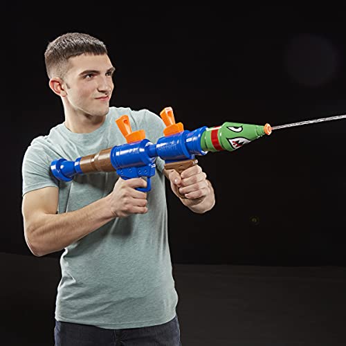 Juguete Lanzador de Agua Fortnite RL Nerf Super Soaker. Aguacero Extremo. Capacidad de 98 mililitros, para niños, Adolescentes y Adultos