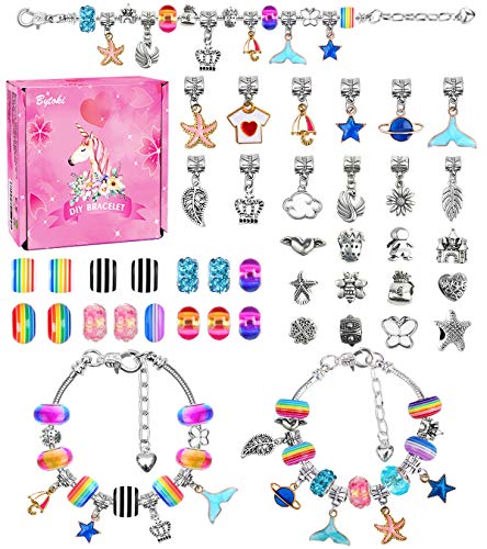 Juguete Regalo de Niña de 6 a 12 Años, Kit para Hacer Joyas para Niñas 7 8 9 10 11 12 Años Kit de Fabricación de Joyas para Niñas Juego de Regalo para Niña 8-12 Años Regalos de Regalo de 5 a 12 Años