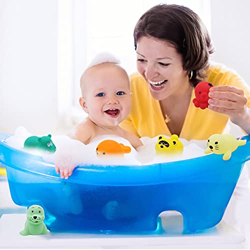 Juguetes Bañera Bebés Tomicy 6pcs Agua Baño Juguete de Baño Juego de Pesca Plastico Juego de Ducha Bebe, Pesca Piscina Niños para Agua Piscina Baño Playa Regalo Bueno de Cumpleaños Navidad