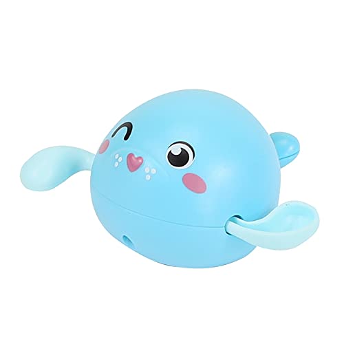 Juguetes de baño Juguetes for niños New Baby Bath Natación Baño Piscina Juguete Lindo Dolphin Windup Bathing Juguetes (Color : Blue)