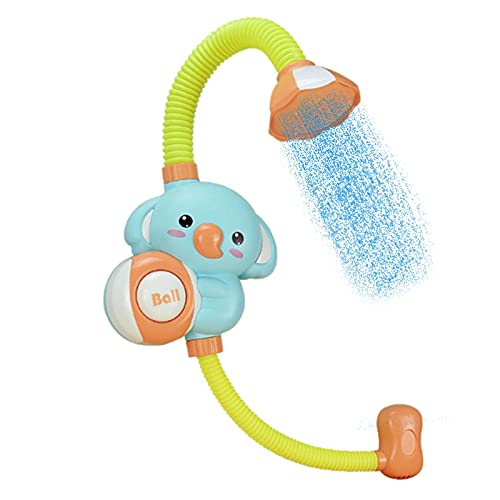 Juguetes De Baño Niños, Juguetes De Baño para Bebés Eléctrico para Ducha, Elefante Rociador De Agua Niños con Ventosas, Juguetes Bañera para Bebe Más De Tres Años, Juguete Aspersor De Agua Divertido