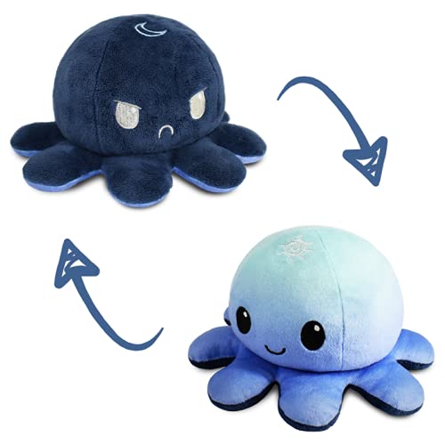 Juguetes de Peluche Pulpo Reversible mini Forma, Pulpos Reversibles Peluche Puede Aliviar la Ansiedad y Expresar Emociones,Pulpo Reversible niños Juguetes Creativos Regalos