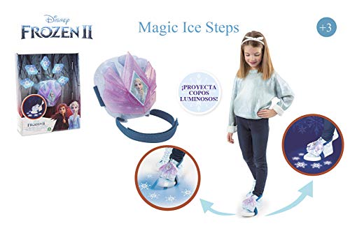 Juguetes Famosa 2 Disney Frozen Magic Ice Steps, Proyector con Luz y Sonidos, para surcar los Mares como Elsa en la pelicula (FRN68000), Multicolor (Giochi Preziosi