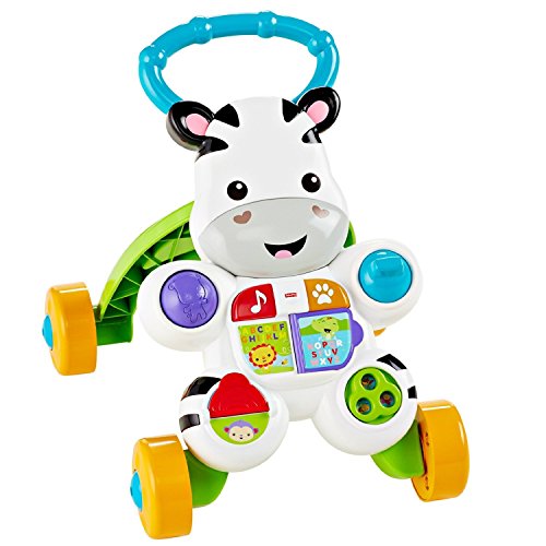 Juguetes para niños de Japón - Fisher-Price empuja el petróleo! Zebra-kun de Walker bilingüe (DNY98) *AF27*