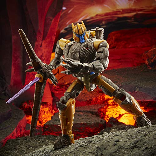 Juguetes Transformers, Figura de acción WFC-K18 Dinobot de Generations War for Cybertron: Kingdom Voyager, a Partir de 8 años, 19 cm