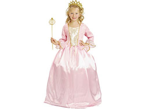 JUGUETILANDIA Disfraz Deluxe Princess Rosa Niña Talla L