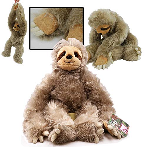 JuniorToys Perezoso Peluche Extra Mimoso con Klettarmen 40cm