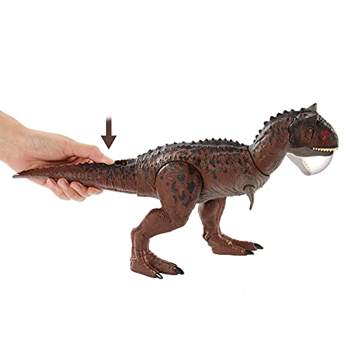 Jurassic World Control N´Conquer Carnotaurus Toro, dinosaurio de juguete para niños y niñas +4 años (Mattel GNL07)