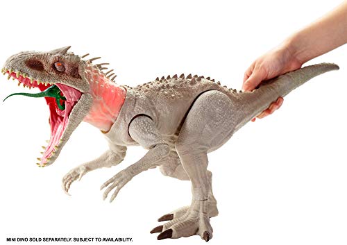 Jurassic World - Dino Rivals Indominus Rex, dinosaurio de juguete para niños +4 años (Mattel GCT95), Embalaje estándar