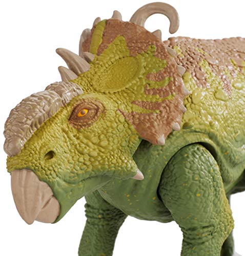 Jurassic World Dino Sonidos Pachyrhinosaurus, dinosaurio de juguete (Mattel FMM31)