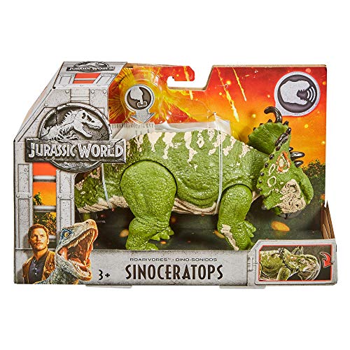 Jurassic World Dino Sonidos Pachyrhinosaurus, dinosaurio de juguete (Mattel FMM31)