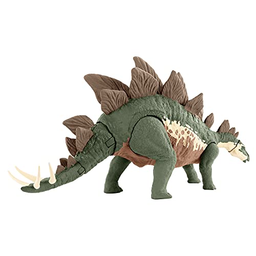 Jurassic World Dinosaurio Stegosaurus Escapista Figura articulada de juguete que escapa de su jaula (Mattel GWD62)