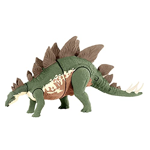 Jurassic World Dinosaurio Stegosaurus Escapista Figura articulada de juguete que escapa de su jaula (Mattel GWD62)