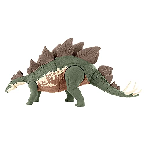 Jurassic World Dinosaurio Stegosaurus Escapista Figura articulada de juguete que escapa de su jaula (Mattel GWD62)