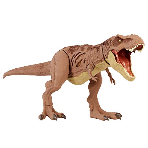 Jurassic World Dinosaurio T-Rex Daño Extremo Figura de juguete para niños, exclusivo Walmart (Mattel GWN26)