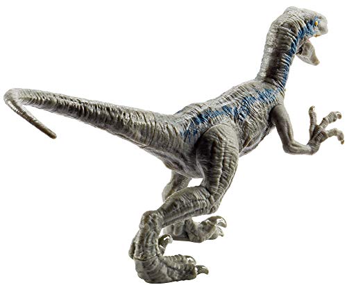 Jurassic World Dinosaurio Velocirraptor de ataque, dinosaurio de juguete (Mattel FPF12)