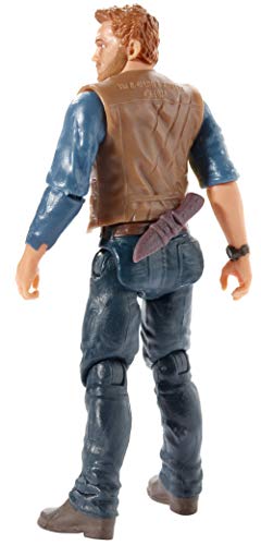 Jurassic World Figura de acción básica Owen en la batalla Lockwood (Mattel FMM07)