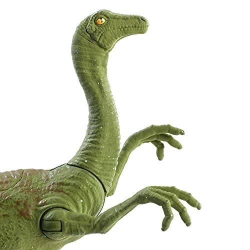 Jurassic World Fuerza Feroz Gallimimus Dinosaurio articulado, figura de juguete para niños (Mattel GWN37)