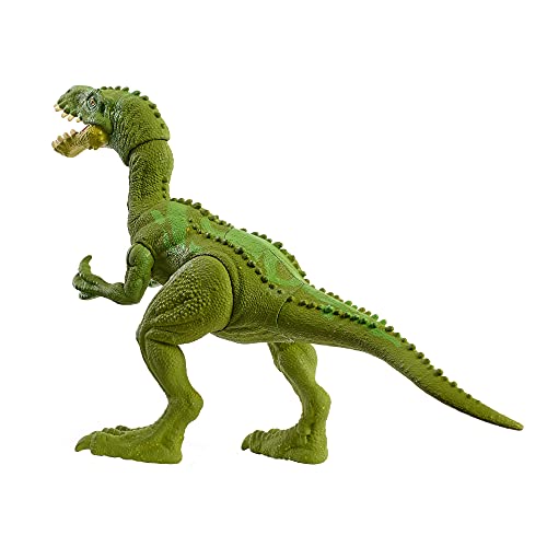 Jurassic World Fuerza Feroz Masiakasaurus Dinosaurio articulado, figura de juguete para niños (Mattel HBY68)