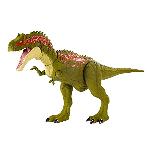 Jurassic World Mordedores Gigantes Albertosaurus Dinosaurio de ataque Figura de juguete para niños (Mattel GVG67)