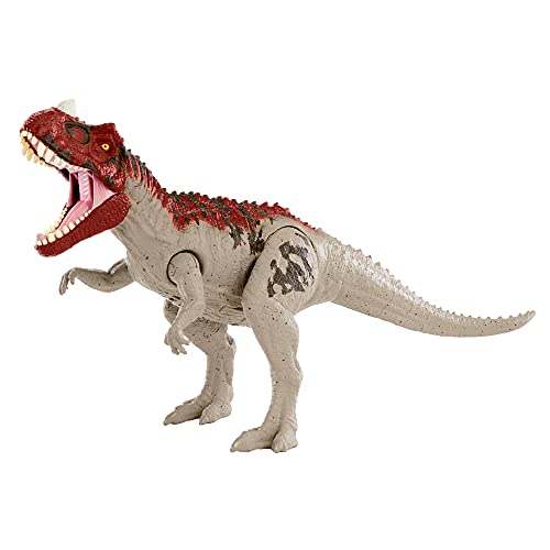 Jurassic World Ruge y Ataca Ceratosaurus Dinosaurio figura articulada de juguete con sonidos (Mattel GWD07)