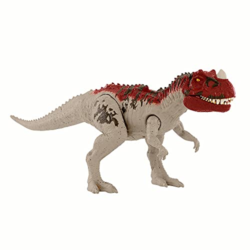 Jurassic World Ruge y Ataca Ceratosaurus Dinosaurio figura articulada de juguete con sonidos (Mattel GWD07)