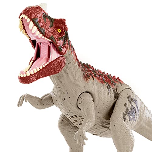 Jurassic World Ruge y Ataca Ceratosaurus Dinosaurio figura articulada de juguete con sonidos (Mattel GWD07)