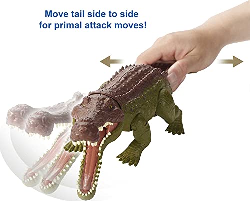 Jurassic World - Total Control Dinosaurio de Juguete Sarcosuchus (Mattel GJP34)