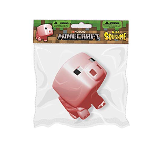 Just toys Minecraft Mega SquishMe - Peluche, diseño de cerdo