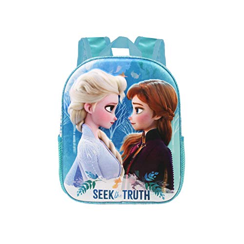 Karactermania Frozen 2 Seek - Mochila 3D Pequeña, Multicolor