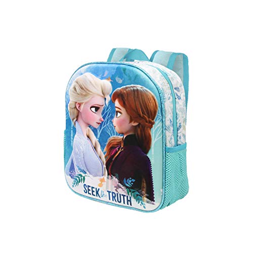 Karactermania Frozen 2 Seek - Mochila 3D Pequeña, Multicolor