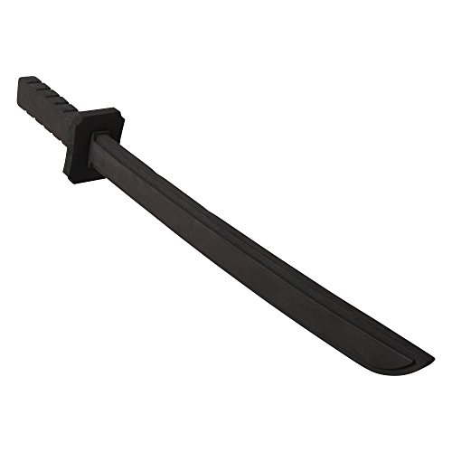 Katara 1771 - Espada de Espuma Gomaespuma de Ninja Niños 55cm de Largo, Negro