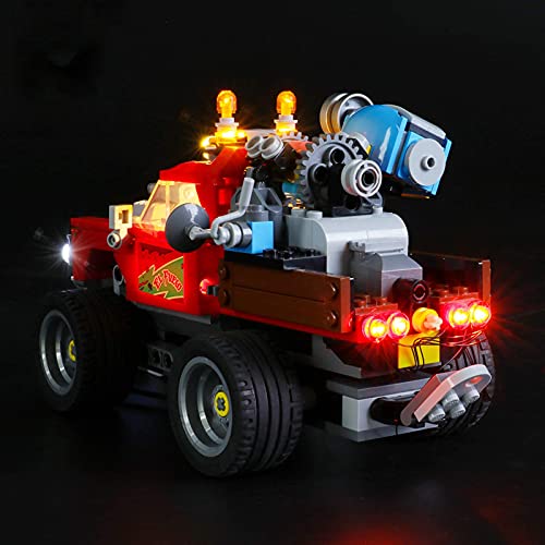 KCGNBQING Kit de iluminación LED para Lado Escondido El Truco de El Fuego - Compatible con Lego 70421 Modelo de Bloques de construcción Montaje de Rompecabezas