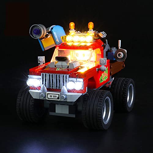 KCGNBQING Kit de iluminación LED para Lado Escondido El Truco de El Fuego - Compatible con Lego 70421 Modelo de Bloques de construcción Montaje de Rompecabezas