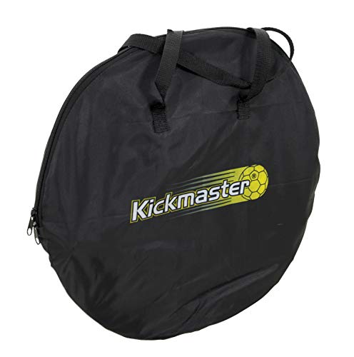 Kickmaster Quick Up - Portería con lona de entrenamiento, color amarillo/negro