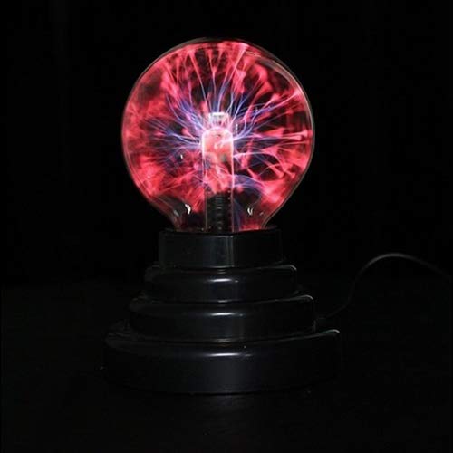 Kicode Magic USB Plasma Ball Esfera Lámpara de Cristal Claro Computadora Portátil Globo de Escritorio Dormitorio de iluminación de Escenario de Discoteca