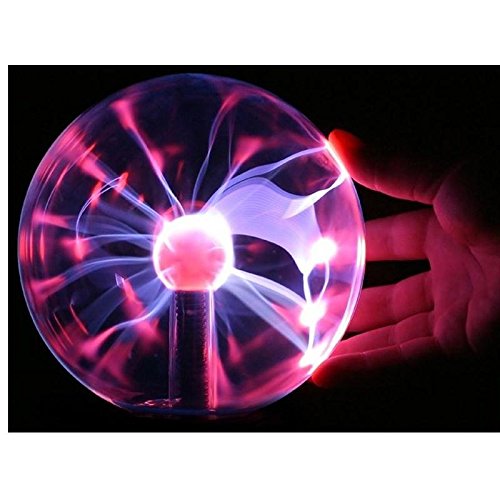 Kicode Magic USB Plasma Ball Esfera Lámpara de Cristal Claro Computadora Portátil Globo de Escritorio Dormitorio de iluminación de Escenario de Discoteca