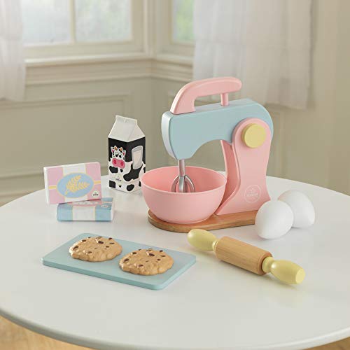 KidKraft - Set de cocina de juguete con batidora y accesorios para repostería, de madera, Color Multicolor (63371) , color/modelo surtido