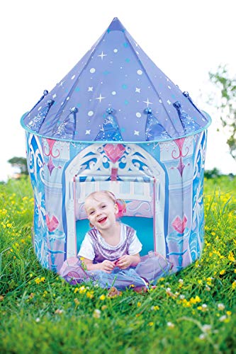 Kidodo Cabaña Infantil Princesa Interior Tienda para Niños Pop Up Carpa Plegable Juego de Castillo