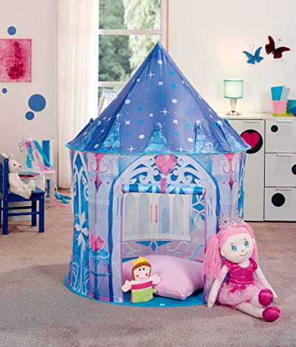 Kidodo Cabaña Infantil Princesa Interior Tienda para Niños Pop Up Carpa Plegable Juego de Castillo