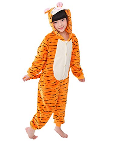 Kigurumi - Pijama de animales de niños para disfraz de carnaval, Halloween, fiesta de cosplay, unisex, talla XS/4-5 años