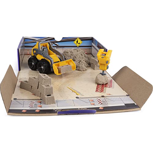 Kinetic Sand Dig & Demolish Truck Playset con 453 g de Arena cinética, para niños de 3 años en adelante