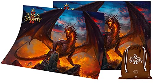 King'S Bounty II: Dragon - Puzzle 1000 Piezas 68cm x 48cm | Incluye póster y Bolsa | Videojuego | Puzzle para Adultos y Adolescentes