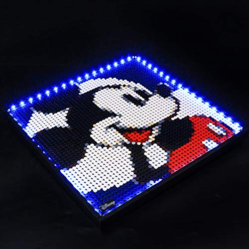 Kit de Iluminación LED para Lego 31202, Kit de Luces Compatible con Lego Art Disney’s Mickey Mouse Póster (No Incluye Modelo Lego)