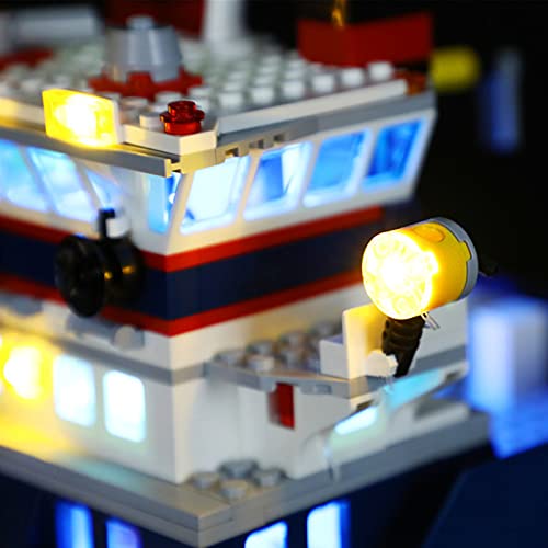 Kit de Iluminación LED para Lego 60266, Kit de Luces Compatible con Lego City Océano: Buque de Exploración (No Incluye Modelo Lego)