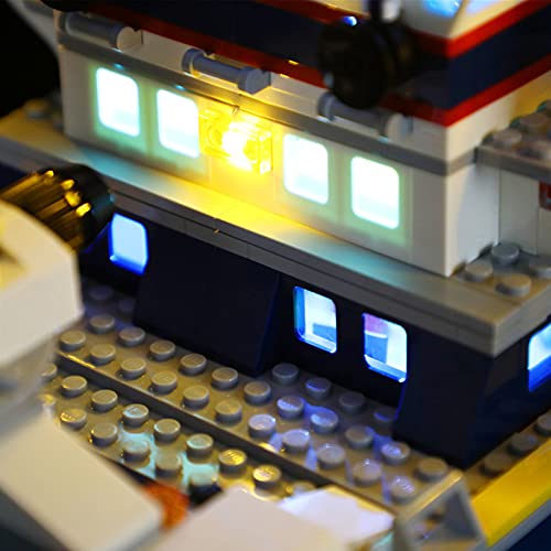 Kit de Iluminación LED para Lego 60266, Kit de Luces Compatible con Lego City Océano: Buque de Exploración (No Incluye Modelo Lego)