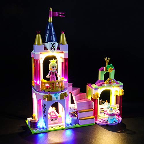 Kit De Iluminación Led para Lego Disney Princess Celebración Real De Ariel, Aurora Y Tiana,Compatible con Ladrillos De Construcción Lego Modelo 41162 (NO Incluido En El Modelo)