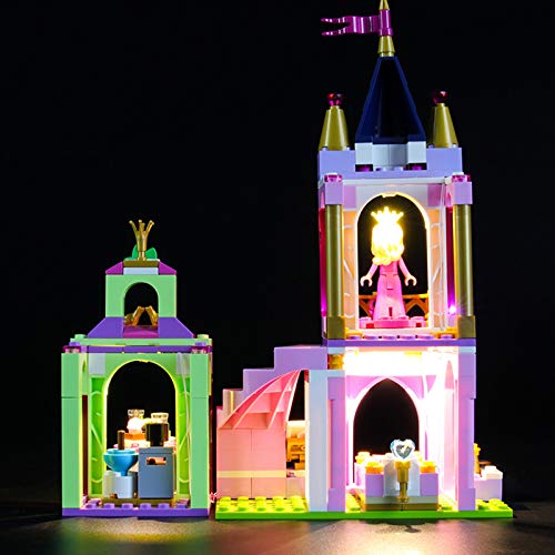 Kit De Iluminación Led para Lego Disney Princess Celebración Real De Ariel, Aurora Y Tiana,Compatible con Ladrillos De Construcción Lego Modelo 41162 (NO Incluido En El Modelo)