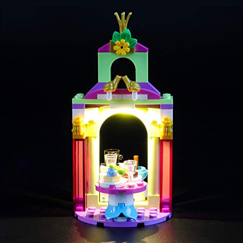 Kit De Iluminación Led para Lego Disney Princess Celebración Real De Ariel, Aurora Y Tiana,Compatible con Ladrillos De Construcción Lego Modelo 41162 (NO Incluido En El Modelo)